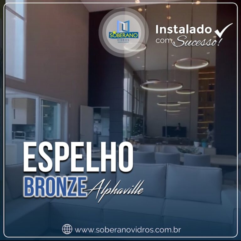 Home espelho bronze alphaville